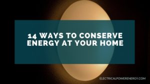 ways to conserve energy
