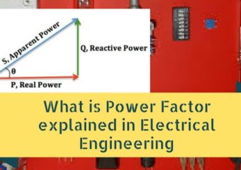 What is Power Factor explained in Electrical Engineering