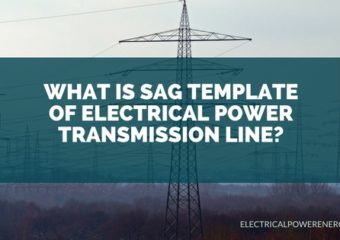What is Sag Template of Electrical Power Transmission Line?